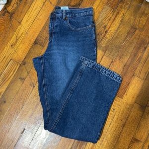 Eddie Bauer Floral Lined Straight Leg Jeans